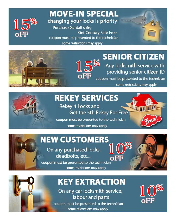 Expert Locksmith Services Anaheim, CA 714-548-3270 - coupon21-set-five
